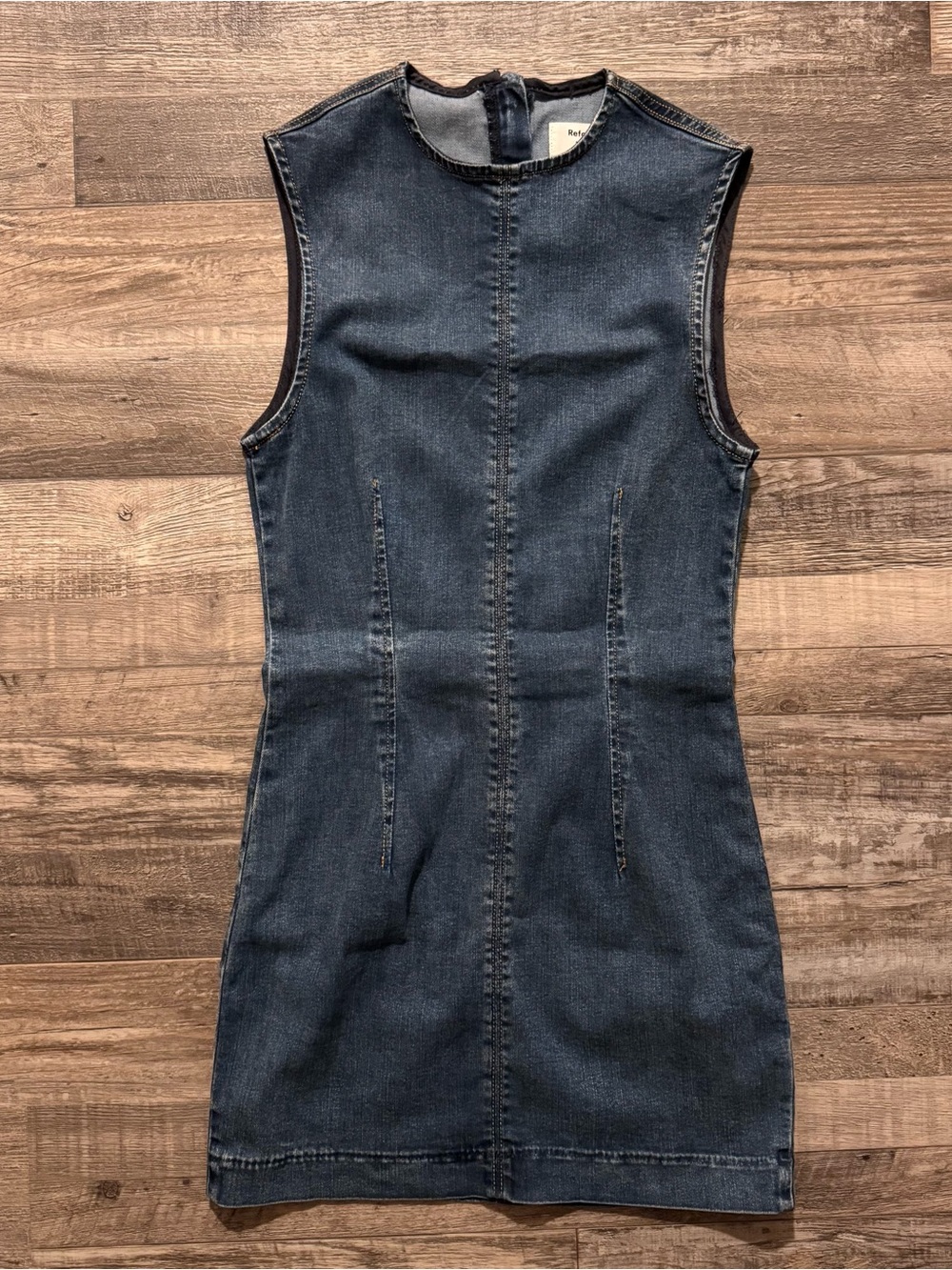 Reformation Kendi denim mini dress